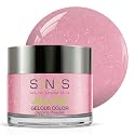 SNS Nail Dip Powder, Gelous Color Dipping Powder - Beautiful Dreams (Pink/Rose, Glitter) - Long-Lasting Dip Nail Color Lasts 14 Days - Low-Odor & No Beauty & Personal Care SNS Healthy Natural Nails