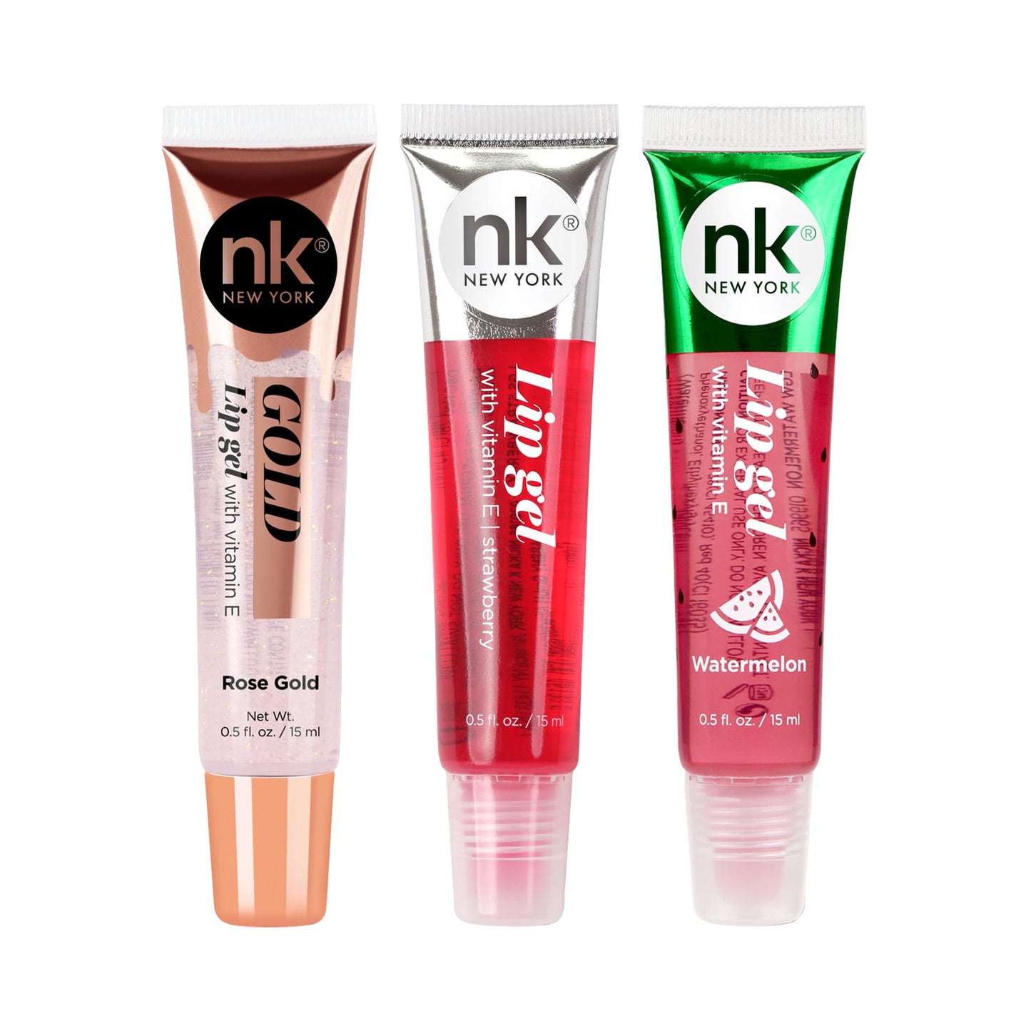 NICKA K NEW YORK Lip Gel, Hydrating, Lightweight, Glides on Effortlessly, Non Sticky Finish Lip Gel Colors