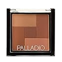 Palladio 2 In 1 Mosaic Powder Blush and Bronzer Silky Smooth Face Makeup Pressed Five Color Hues from Shimmering Pinks to Golden Browns Rich Pigmented