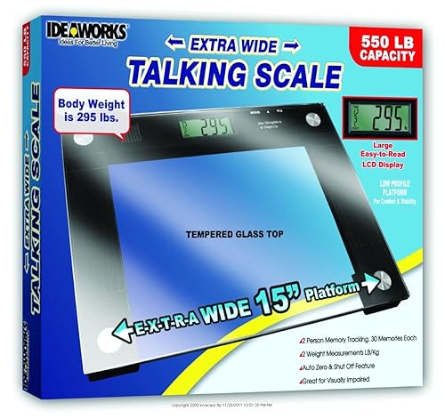 Jobar International JB5824 Extra Wide Talking Scale by Jobar