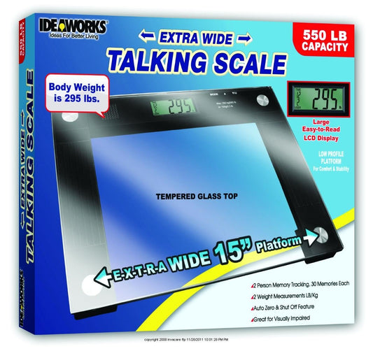 Jobar International JB5824 Extra Wide Talking Scale by Jobar