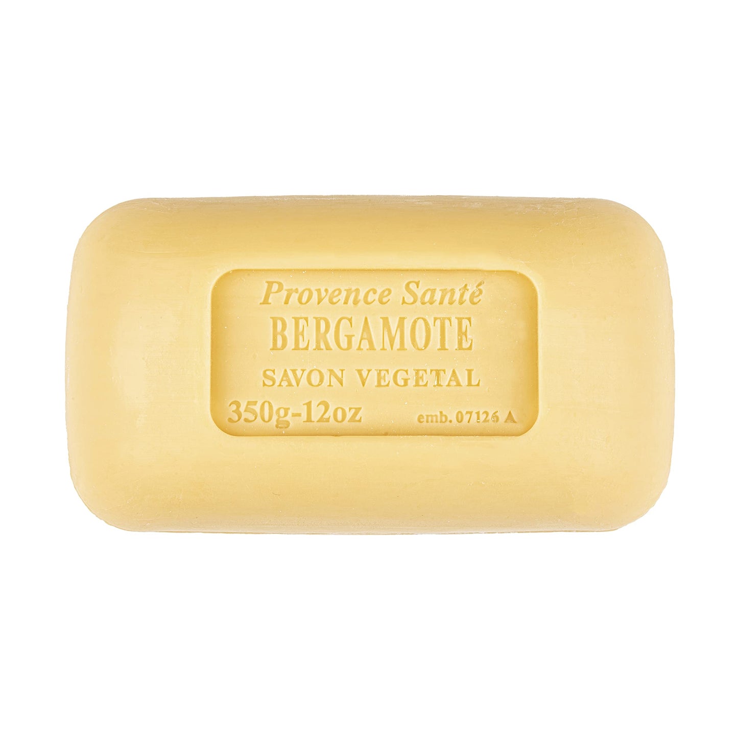 Provence Sante Luxury French Soap Bar - Moisturizing Shea Butter - Triple-milled Bergamot Fragrance, 12 oz