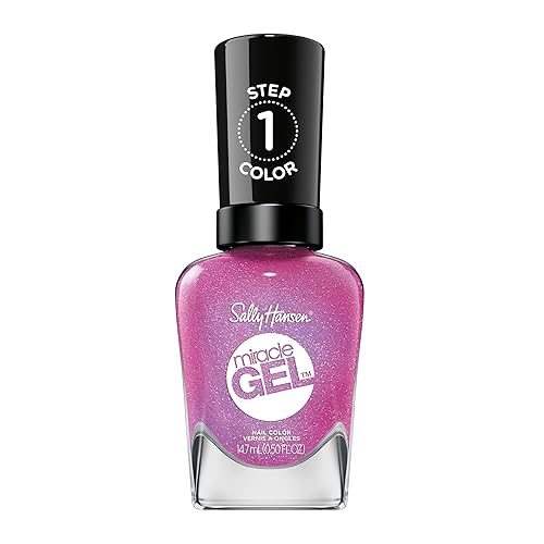 Sally Hansen Miracle Gel Salon Quality Nail Polish | Gel-Like Formula, Two-Step System, No UV Light Needed, Long Lasting | Opaque, Shimmer | 512