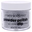 Cuccio Pro Powder Polish Dip, Black Glitter, Nail Lacquer for Manicures & Pedicures, Easy & Fast Application/Removal, No LED/UV Light Needed Beauty & Personal Care Cuccio