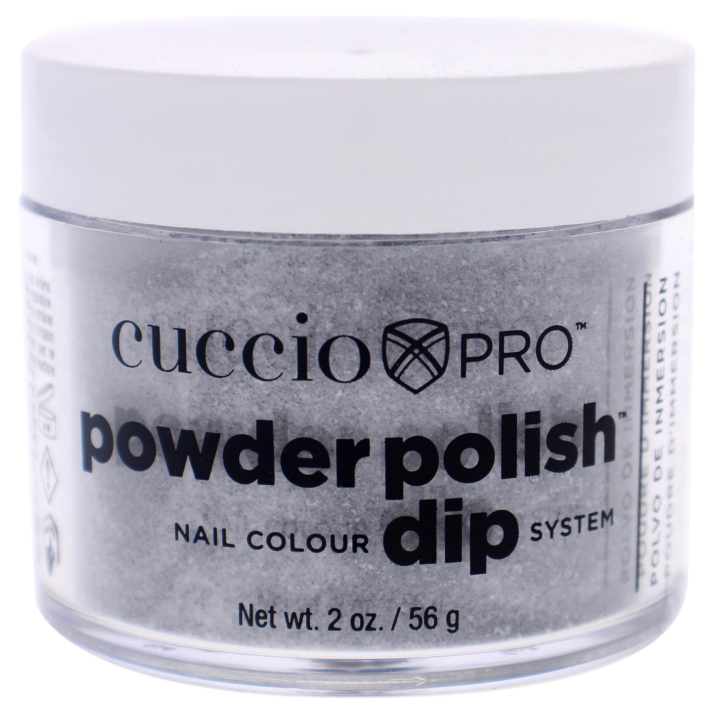 Cuccio Pro Powder Polish Dip, Black Glitter, Nail Lacquer for Manicures & Pedicures, Easy & Fast Application/Removal, No LED/UV Light Needed Beauty & Personal Care Cuccio