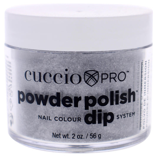 Cuccio Pro Powder Polish Dip, Black Glitter, Nail Lacquer for Manicures & Pedicures, Easy & Fast Application/Removal, No LED/UV Light Needed Beauty & Personal Care Cuccio