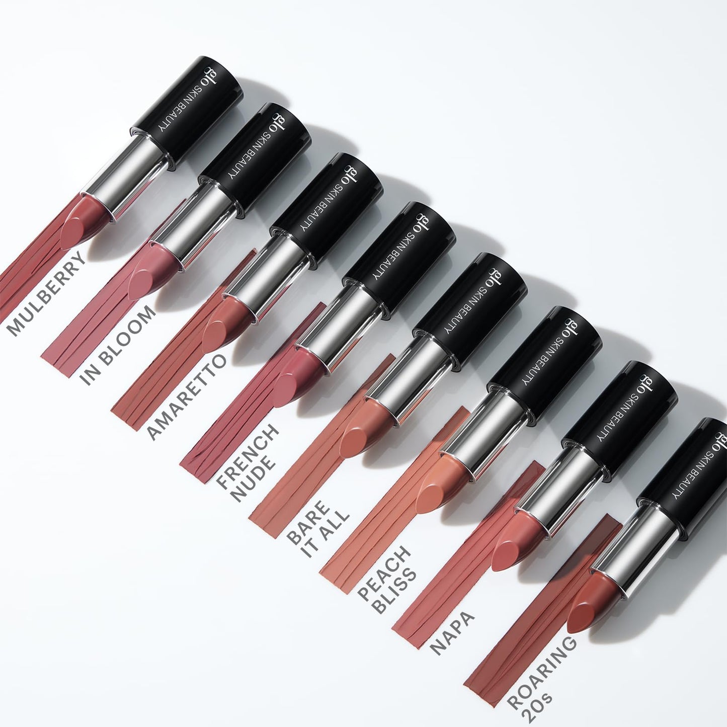 Glo Skin Beauty Satin Lipstick (French Nude) | Nourishing Longwearing Lip Stick Packed with Skincare Benefits