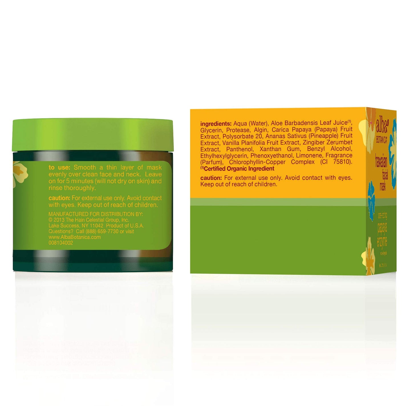Alba Botanica - 151784 Facial Mask, Papaya Enzyme 3 oz