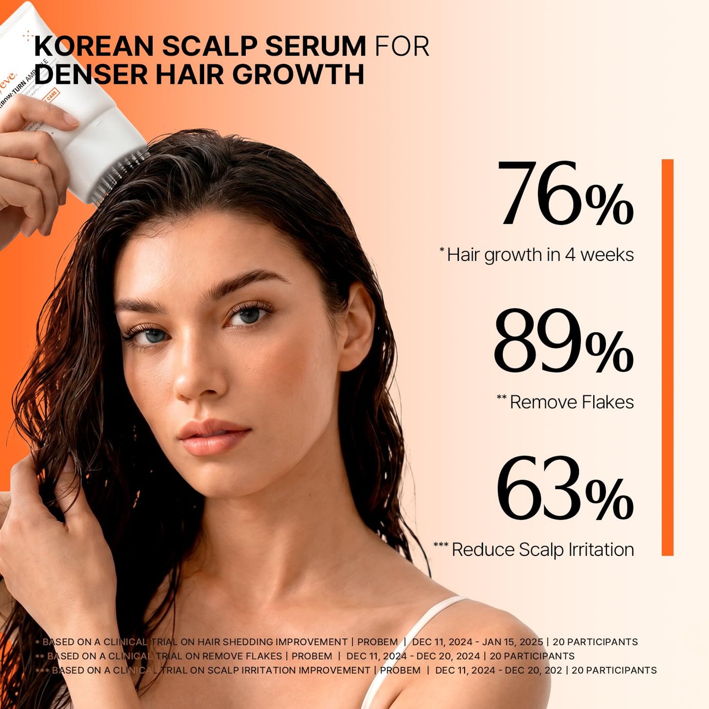 lilyeve GROWTURN Hair Growth Serum with Built-in Brush, Heartleaf-Derived Exosomes to Revitalize, Scalp Massager, Korean Hair Care, 3.38 fl. oz. Beauty and Personal Care lilyeve
