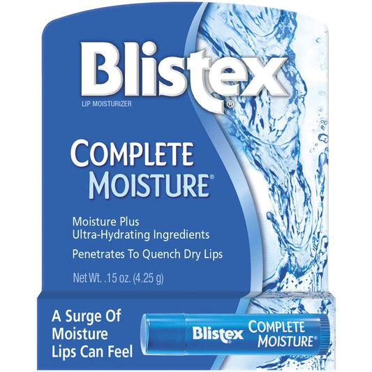 A Unique Moisturizing Sensation! Blistex Complete Moisture Lip Balm, (0.15 oz x 4) Beauty and Personal Care Blistex