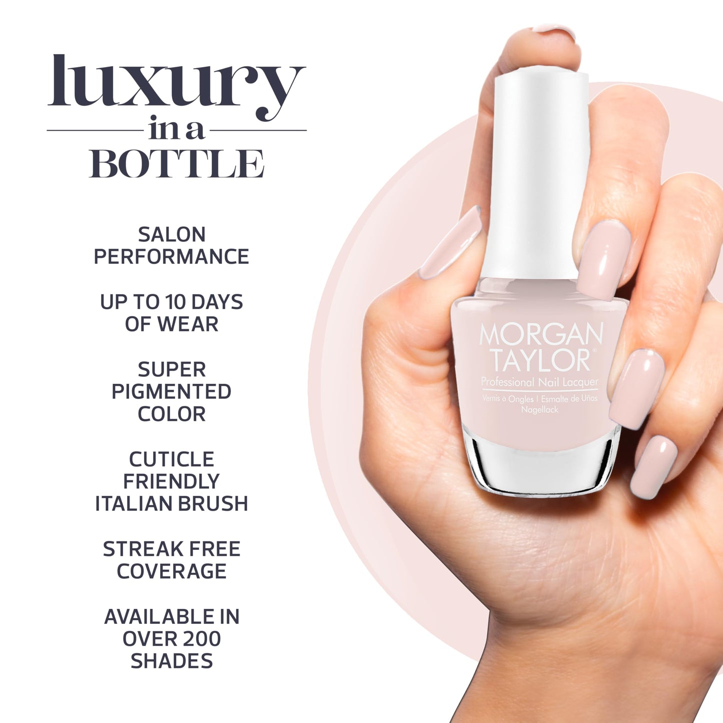 Morgan Taylor Holiday Winter Collection Floral Wonderland - 15mL Professional Lacquer, Chip-Resistant, Fast-Drying, Long-Lasting, High-Shine Finish Beauty & Personal Care Morgan Taylor
