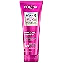 L'Oreal Paris Sulfate Free Iron Sleek Smoothing Shampoo, Frizz Control and Humidity-Resistant Formula with Alpha-Acids for Frizzy Hair, EverPure Hair
