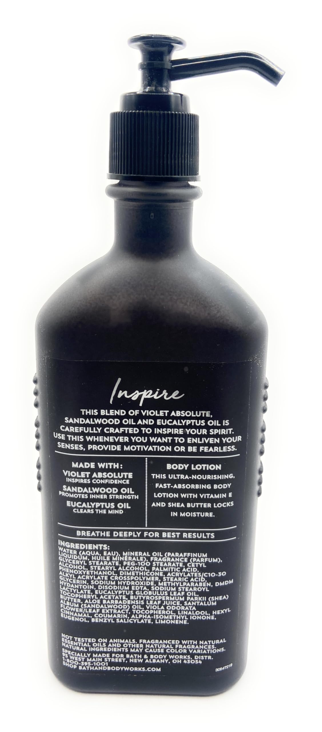 Bath and Body Works Aromatherapy Inspire Moisturizing Body Lotion- 6.5 fl. oz / 192 ml