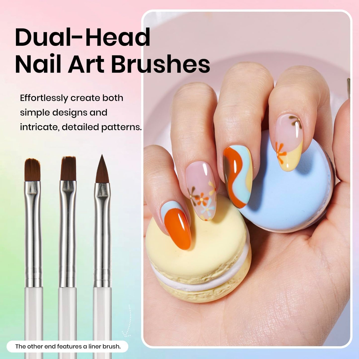 Beetles 31pcs Nail Art Brushes, Dotting Tools, Nail Art Pens, Dust Brush, Striping Liner Fingernail Drawing Pens with Palette Holder Metal Handle All Beauty and Personal Care beetles Gel Polish