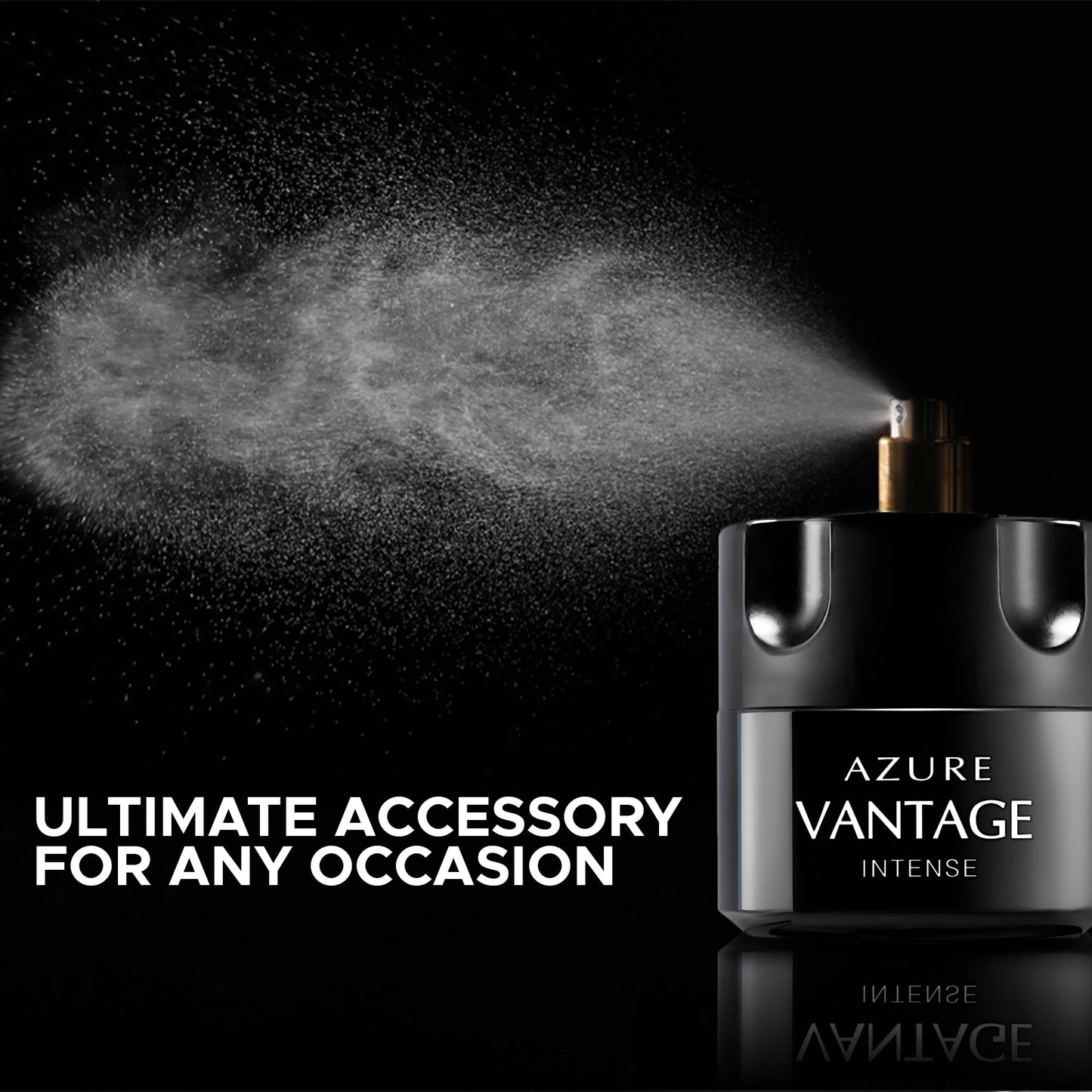 A CENTER Men's Cologne Eau De Toilette EDT Spray Azure Vantage Intense 3.4 Fluid Ounce