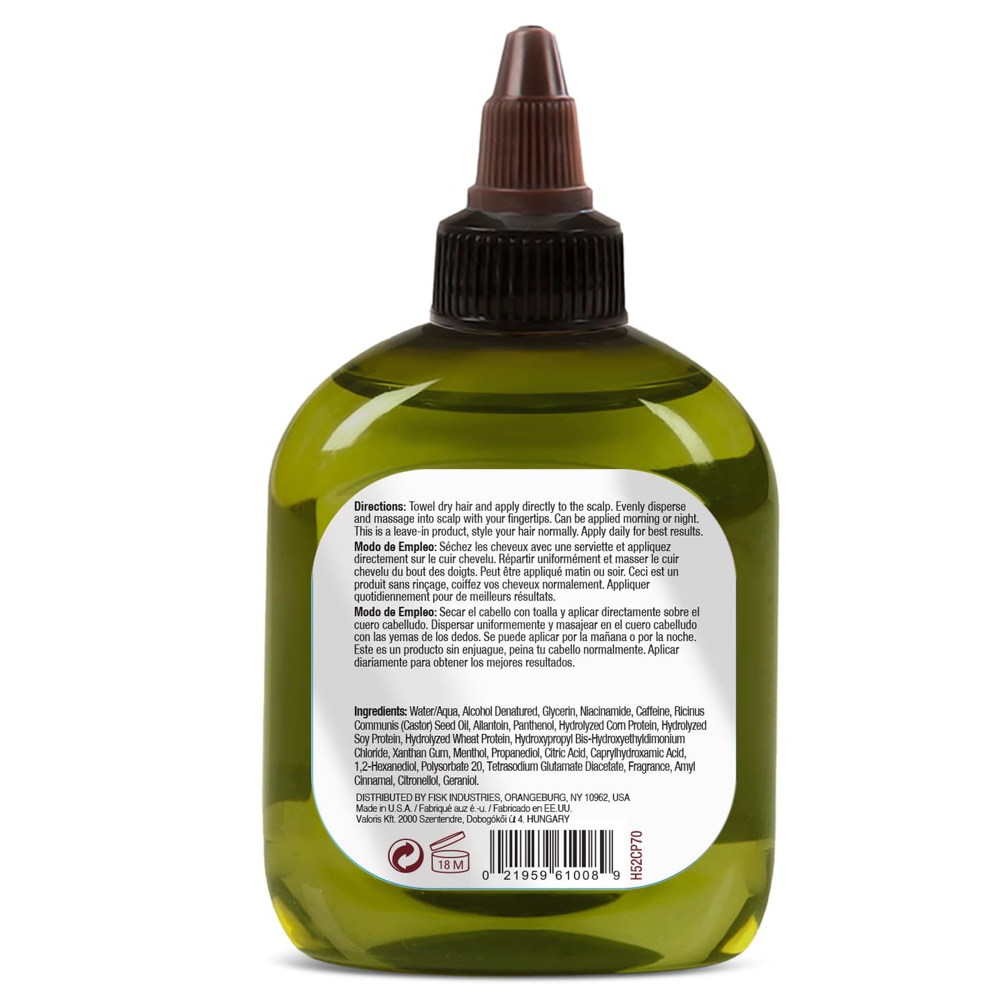 Hair Chemist Scalp Stimulator with Castor Oil 7.1 oz. - Scalp Hair Oil Treatment