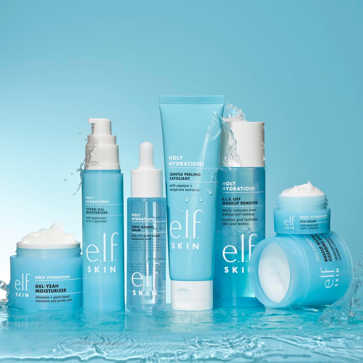 e.l.f. SKIN Holy Hydration! Hydro-Gel Moisturizer, Hydrates & Moisturizes Skin for a Plumped Up Complexion, Lightweight & Quick-Absorbing, 1.76 Oz