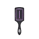 Wet Brush Refresh and Extend Paddle Detangler, Black, Detangling Brush with Infused Charcoal Ultra-Soft IntelliFlex Bristles For All Hair Types