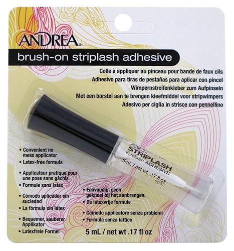 Andrea Brush-On Striplash Adhesive 0.17 Ounce (5ml) (2 Pack)