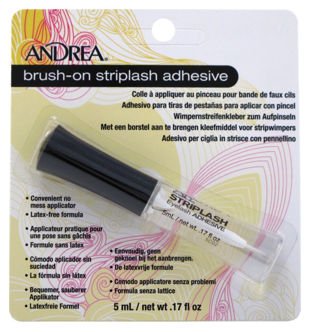 Andrea Brush-On Striplash Adhesive 0.17 Ounce (5ml) (2 Pack)