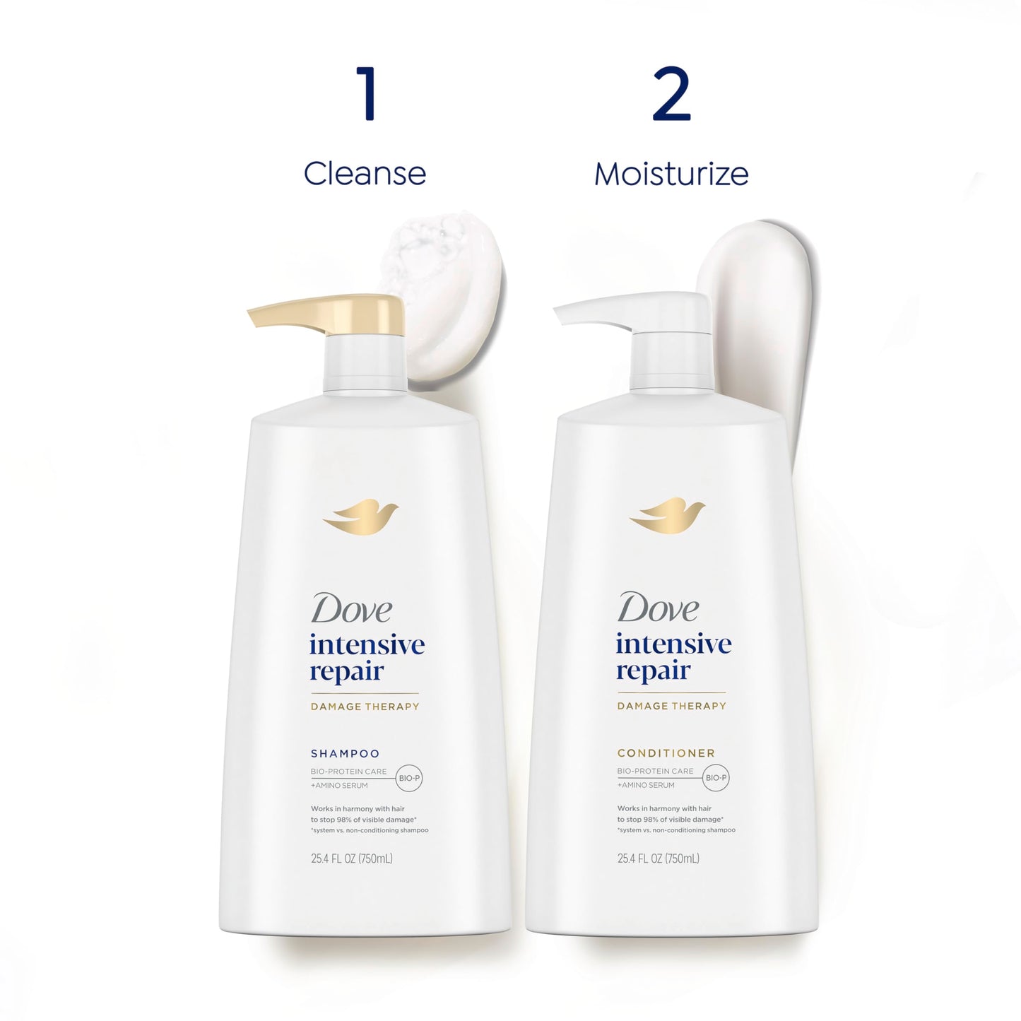 Dove Ultra Care Conditioner Intensive Repair for Damaged Hair Conditioner with Bio-Restore Complex 25.4 oz