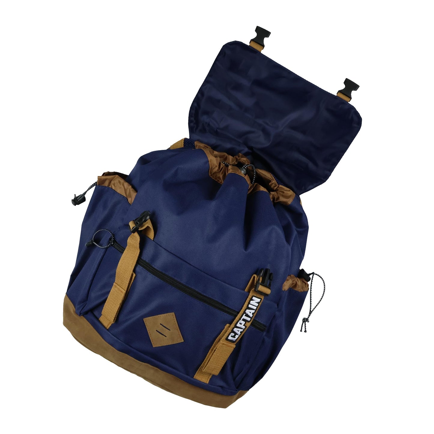 Marvel Captain America Flaptop Backpack Embroidered Logo Design Tech Laptop Tote