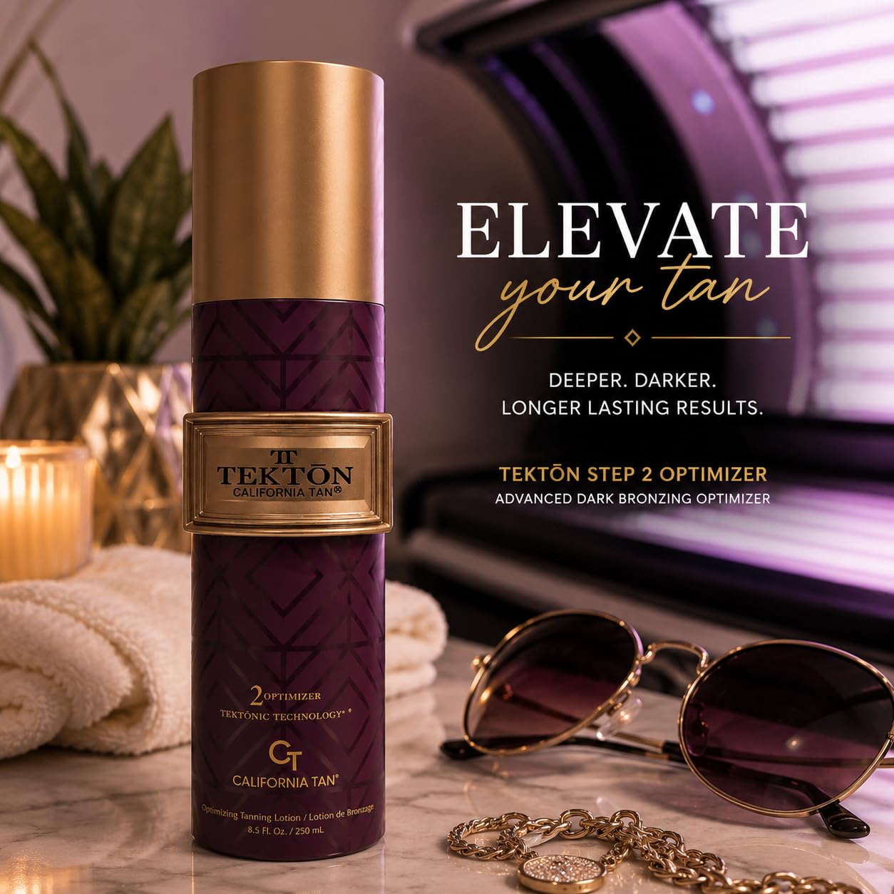 California Tan Optimizer Step 2 Tanning Bed Lotion 8.5 ounces