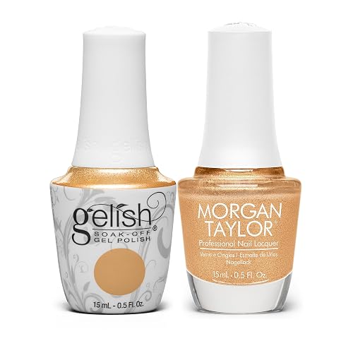 Gelish & Morgan Taylor Living Our Life Collection Duo - Give Me A Bubbly, 15mL Beauty & Personal Care Gelish