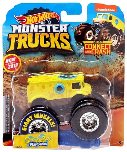 Hot Wheels 2019 Monster Trucks Spongebob Squarepants 1:64 Scale