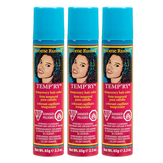 Jerome Russell Blonde Temporary Hair Color Spray - Temporary & Washable Blonde Hair Dye, Root Touch Up Hairs Color Spray, 2.2 oz x 3 Pack Beauty & Personal Care Jerome Russell