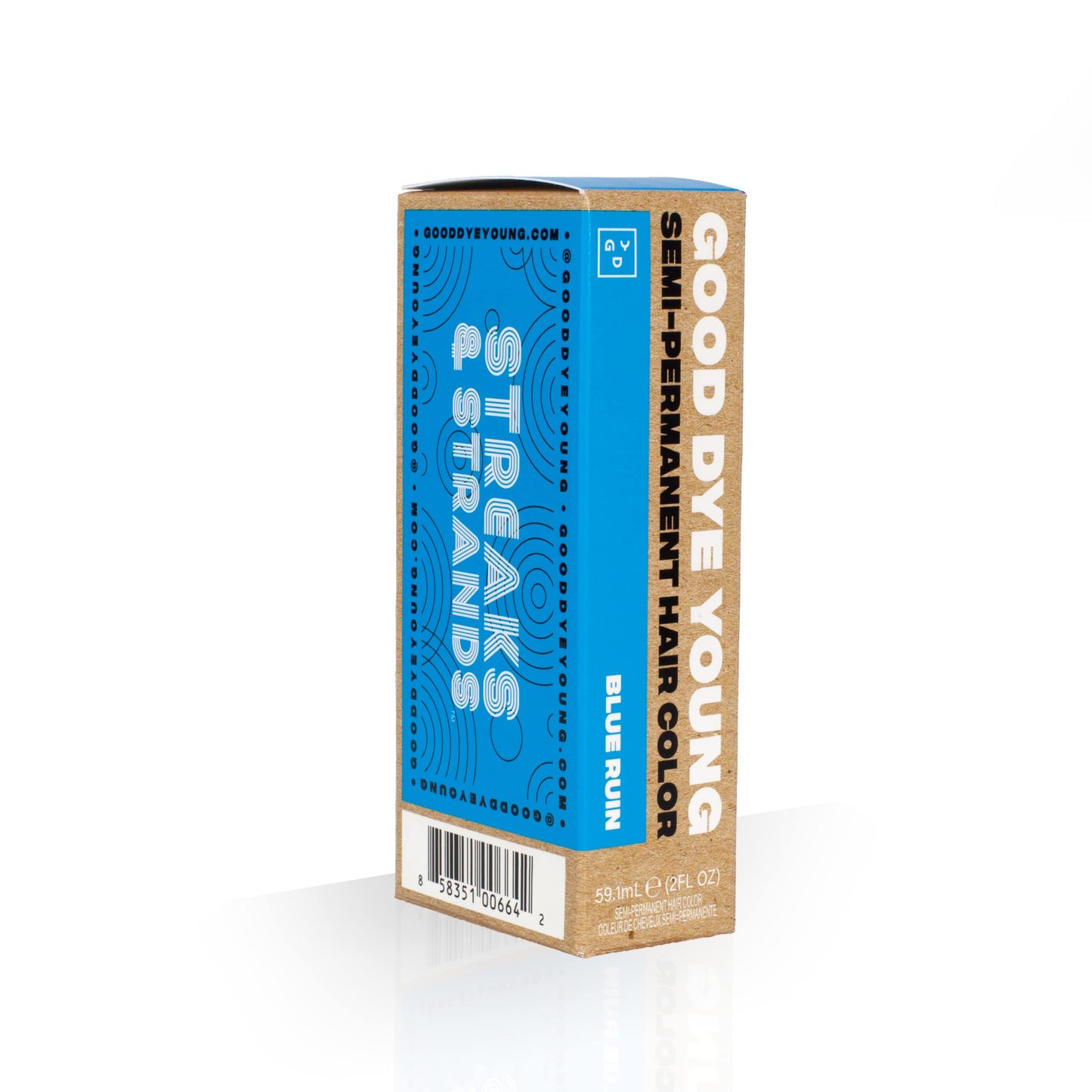 Good Dye Young Streaks & Strands Semi-Permanent Hair Color – Blue Ruin, UV-Protective, PPD-Free, Vegan, Cruelty-Free, Lasts 15–24 Washes