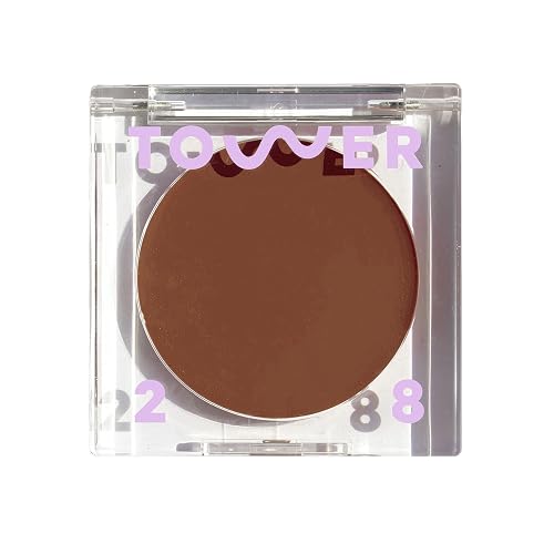 Tower 28 Sculptino Cream Contour - Foolproof Cream Bronzer Contour - Natural Face Sculpting Matte Bronzer Balm - Vegan, Everyday Face Makeup