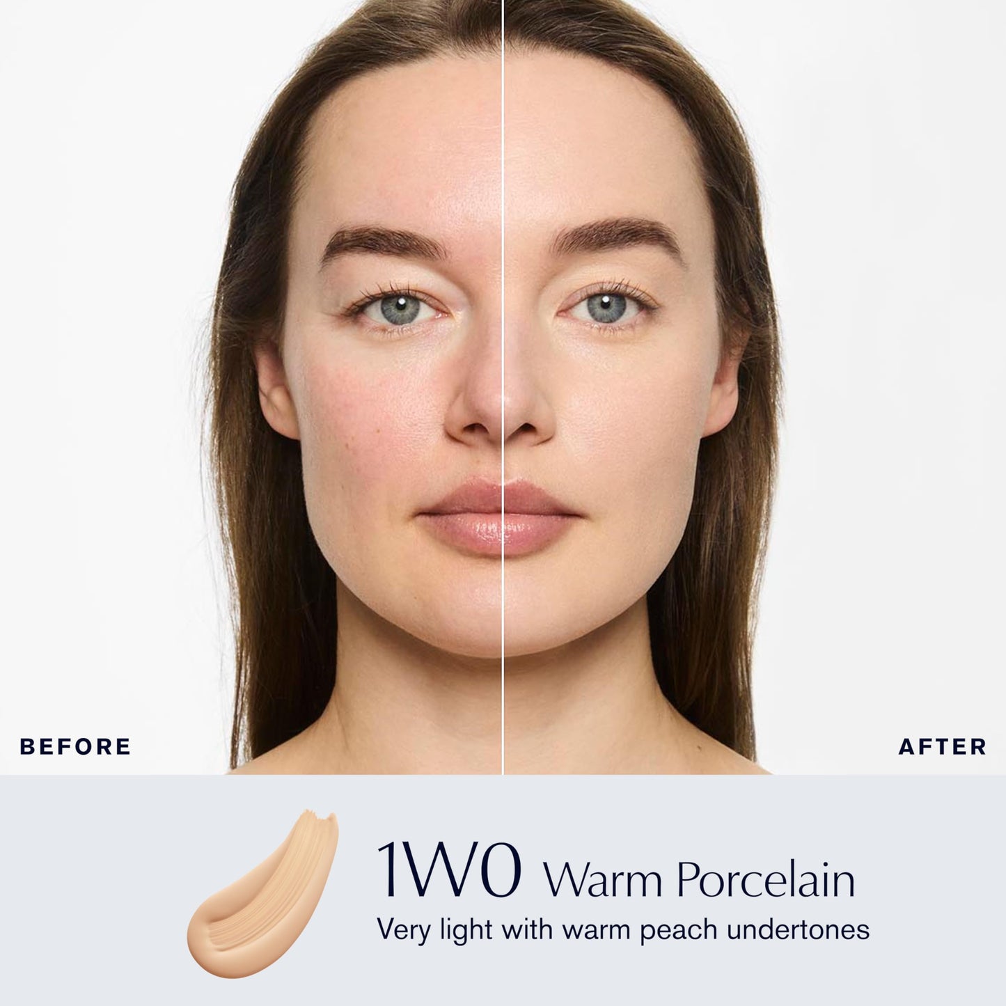 Estée Lauder Double Wear Stay-in-Place Foundation Makeup | 36-Hour Long-Wear Matte Foundation, 1 Fl Oz, 1W0 Warm Porcelain