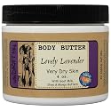 Windrift Hill 4oz Body Butter Moisturizing Lotion For Very Dry Skin (Lavender)