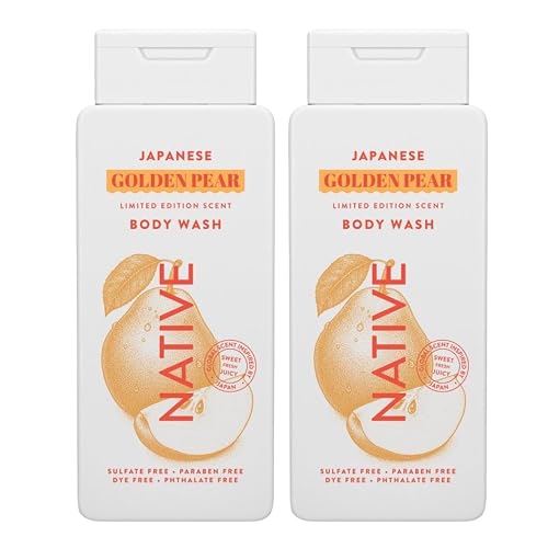 Native Japanese Golden Pear Limited Edition Body Wash, Sulfate Free, Paraben Free, Dye Free, Phthalate Free, 2 Pack (Japanese Golden Pear) Beauty & Personal Care Native