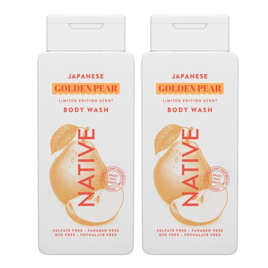 Native Japanese Golden Pear Limited Edition Body Wash, Sulfate Free, Paraben Free, Dye Free, Phthalate Free, 2 Pack (Japanese Golden Pear) Beauty & Personal Care Native