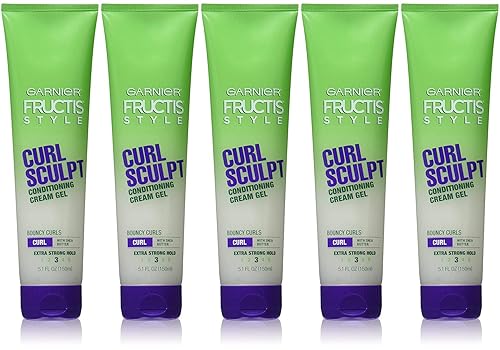 Garnier Fructis Style Curl Sculpt Conditioning Cream Gel 5 oz (Pack of 5)