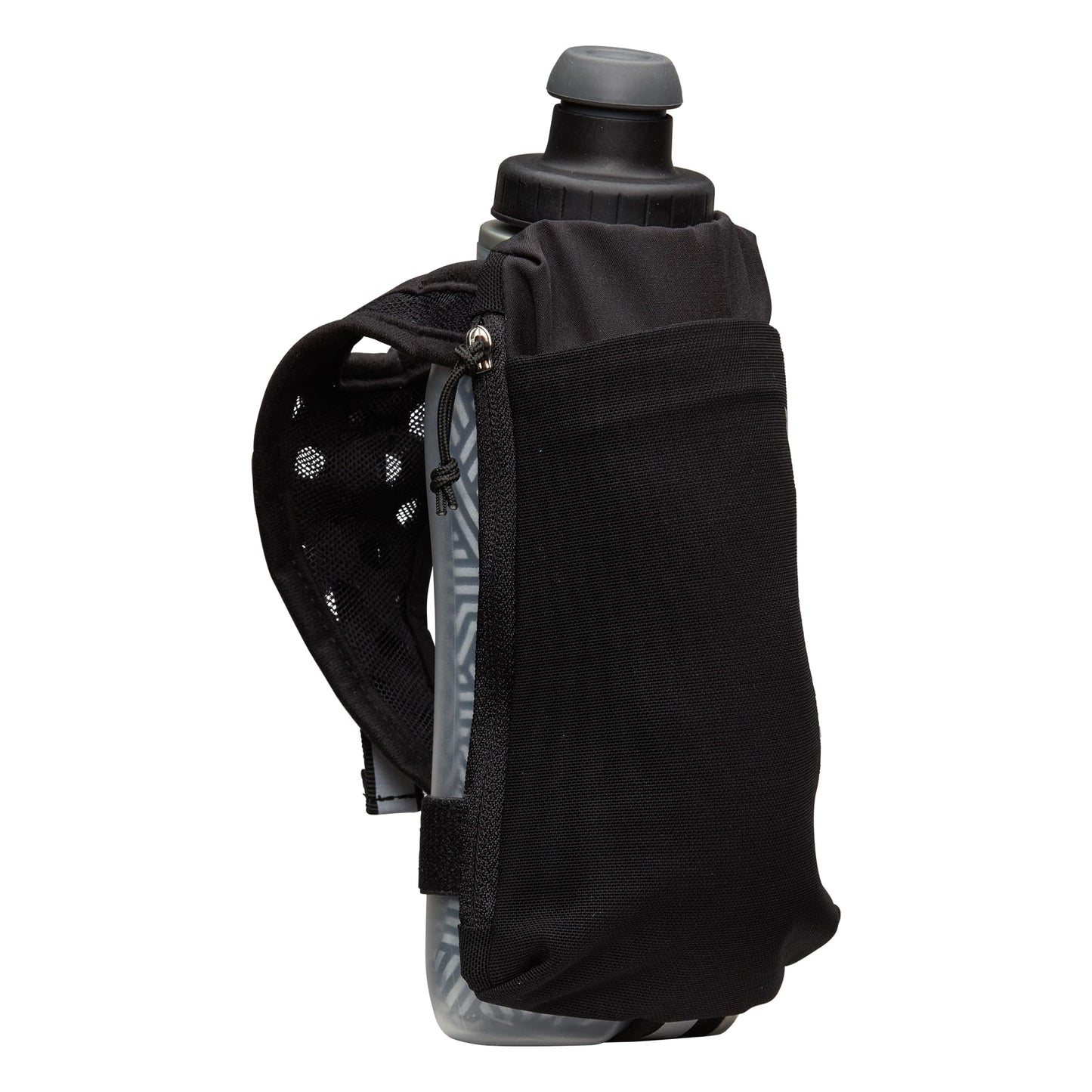 Nathan - SpeedDraw 2 12oz Ins. Flask Black/Reflective Silver OSFA