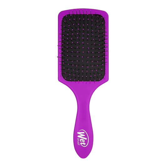 Wet Brush Paddle Detangler Hair Brush, Purple, Ultra-Soft IntelliFlex Bristles with AquaVent Design, Great For Treatment & Mask Application, Women