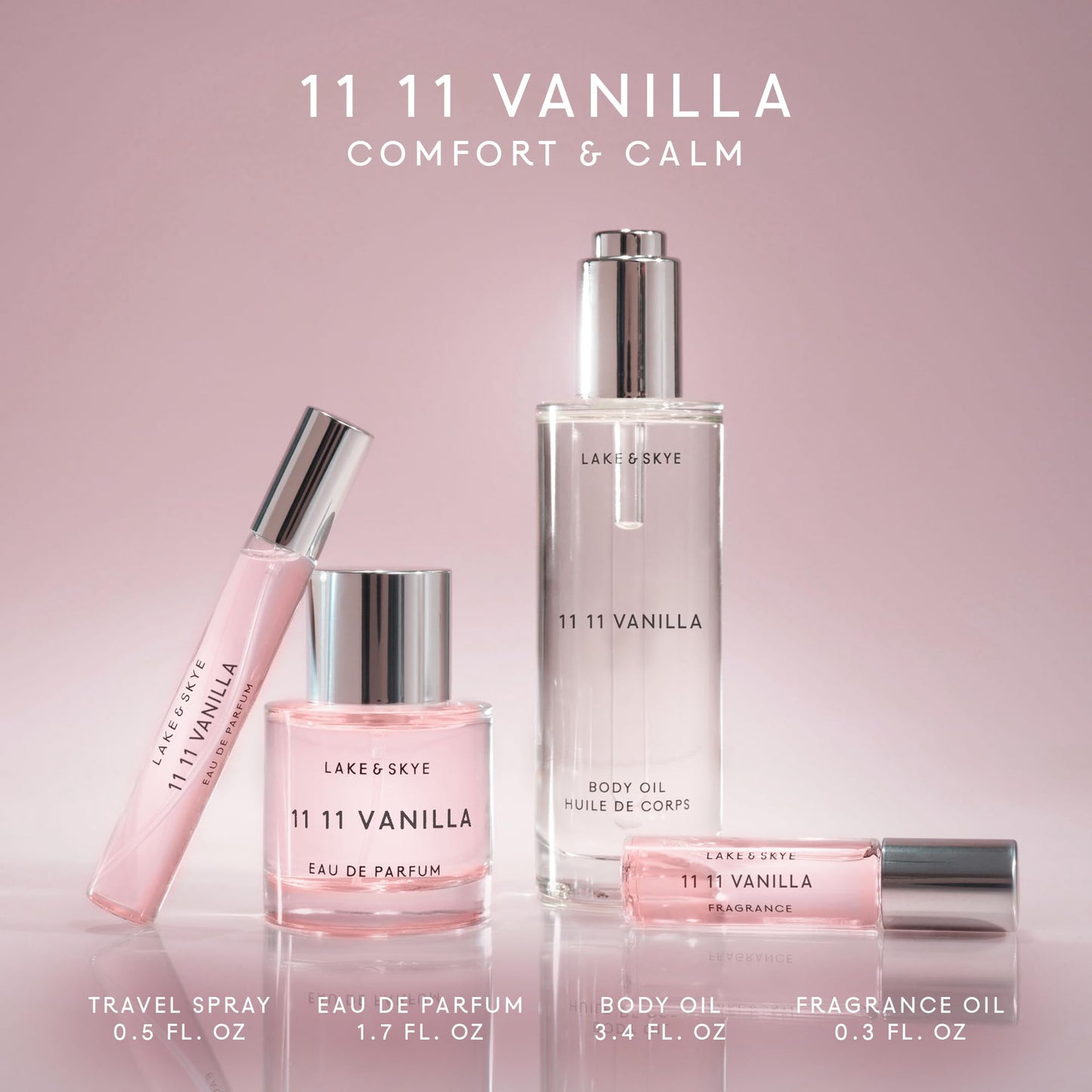 Lake & Skye 11 11 Vanilla Body Oil, 100mL