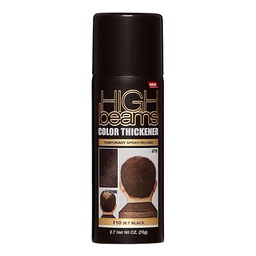 Temporary Spray-On Hair, Jet Black, 2.7 Oz._AB