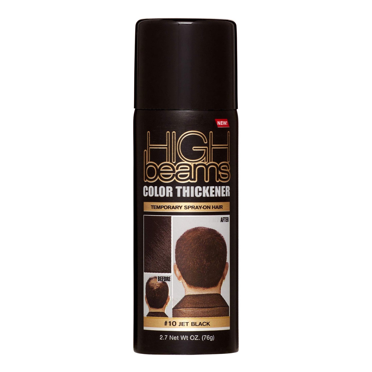 Temporary Spray-On Hair, Jet Black, 2.7 Oz._AB