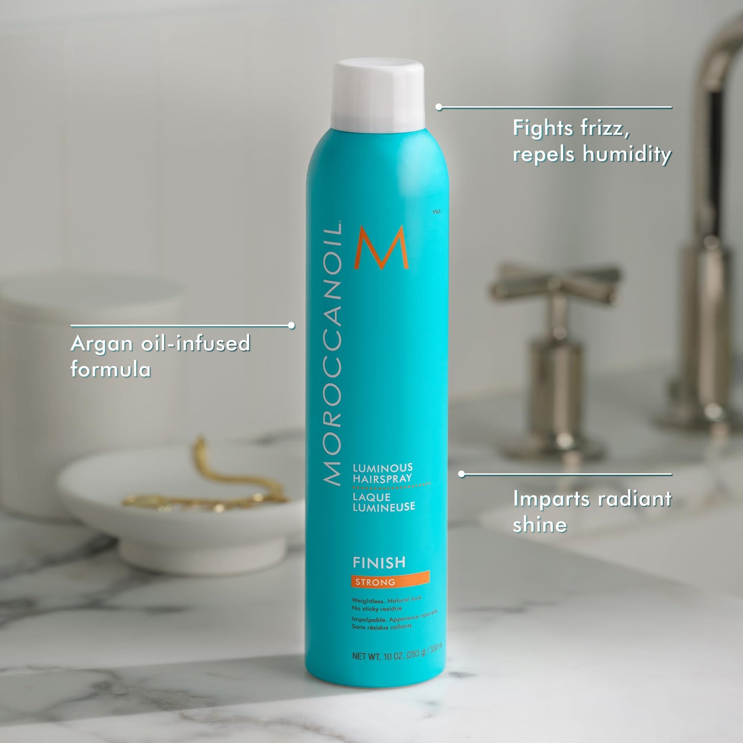 Moroccanoil Luminous Hairspray Strong, 10 Fl. Oz Beauty and Personal Care Moroccanoil