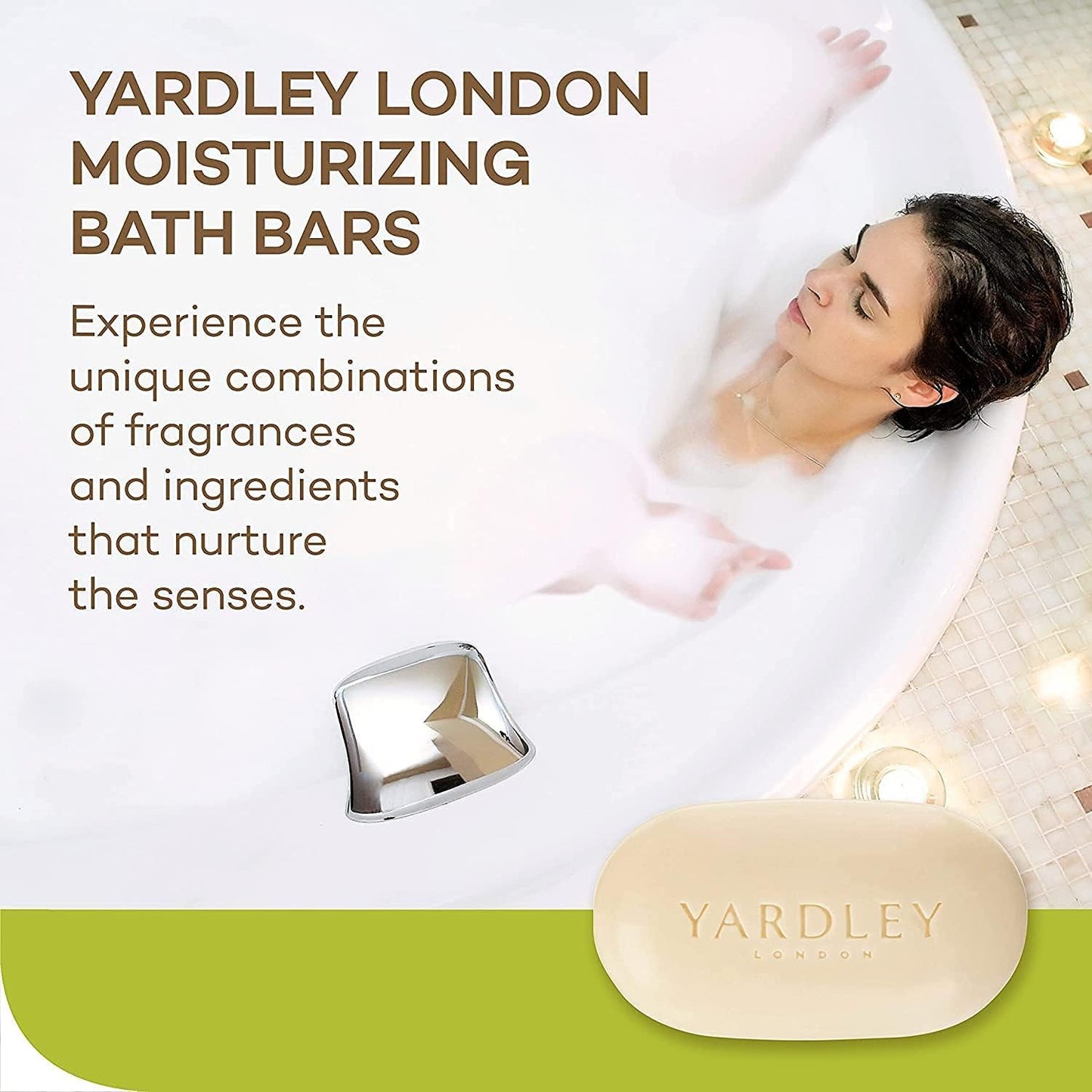 Yardley London Fresh Aloe Bar - Aloe & Avocado - 4.25 oz - 4 ct
