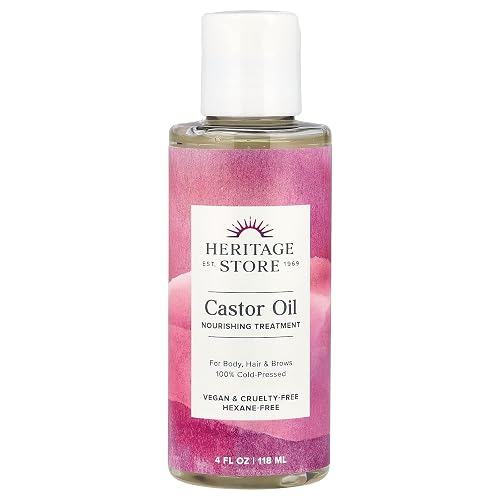 Heritage Store Castor Oil, 4 FZ