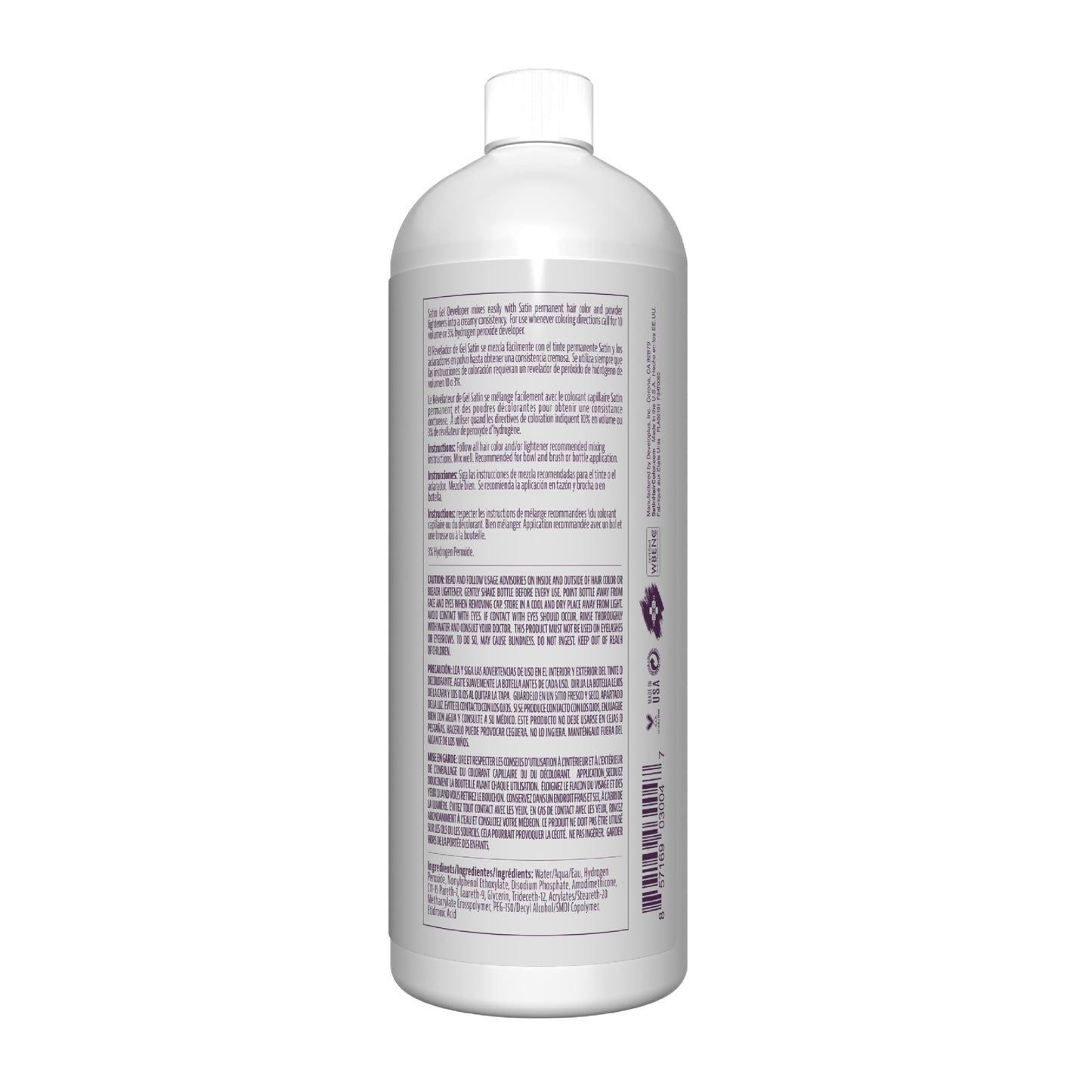 Satin | Ultra Vivid Fashion Colors | Oxide Developers | Satin10 Volume | 32 oz
