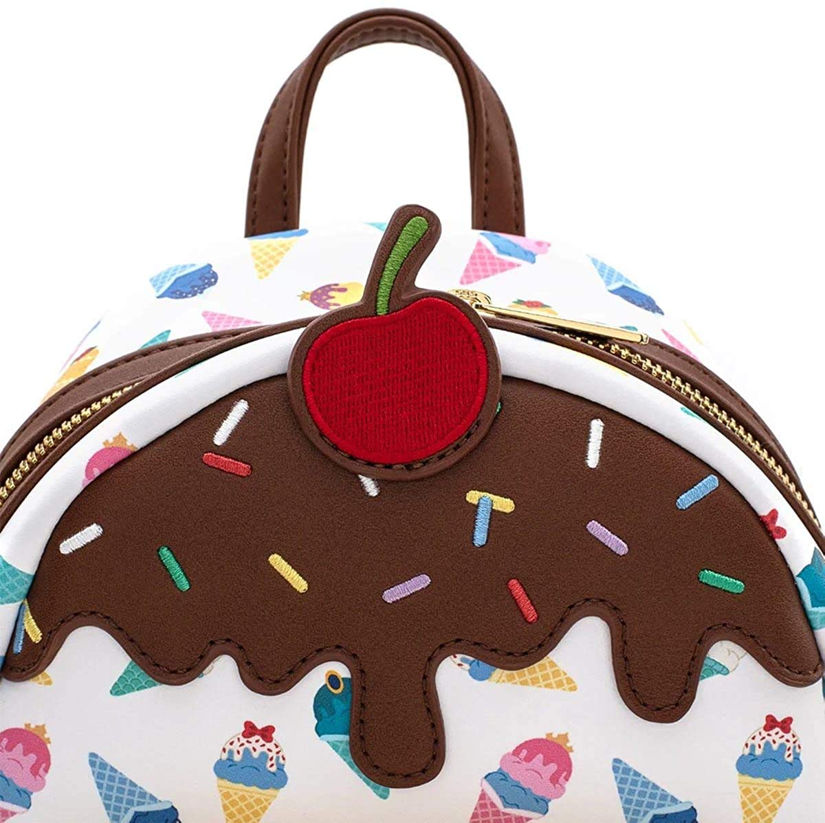 Loungefly x Disney Princess Ice Cream Mini-Backpack (One Size, White Multi)