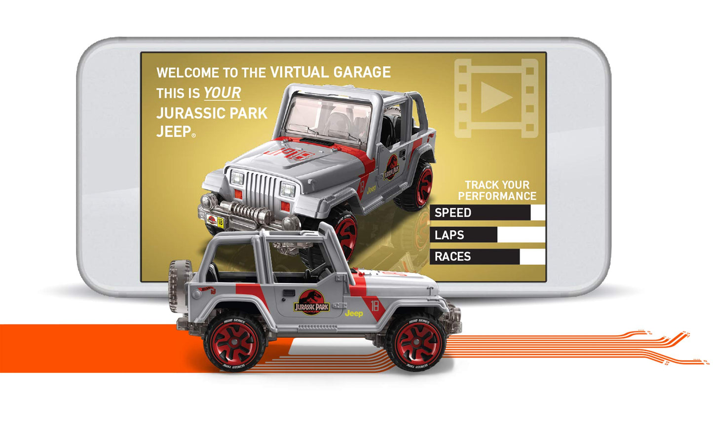 Hot Wheels id Jurassic Park Jeep