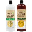 Secreto Herbal Shampoo & Conditioner Set 1L Each - Cola de Caballo, Romero & Jalea Real Hair Growth & Strengthening System, Anti-Breakage & Nourishing