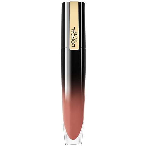 L'Oreal Paris Brilliant Signature Shiny Lip Stain Lipstick, Be Uncontrollable 0.21 Fl Oz.